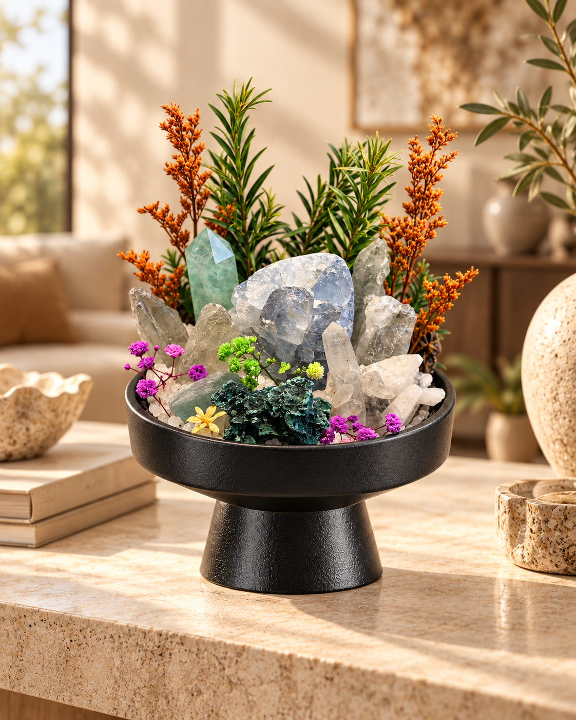Crystal Grove — Clear Quartz Crystal Garden