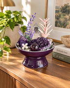Violet Poise — Amethyst & Clear Quartz Crystal Garden