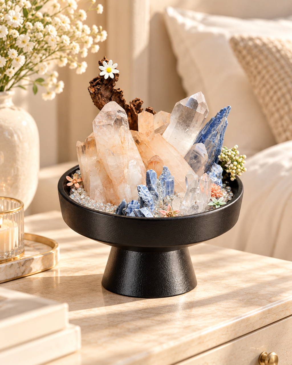 Cloudline — Clear Quartz Crystal Garden