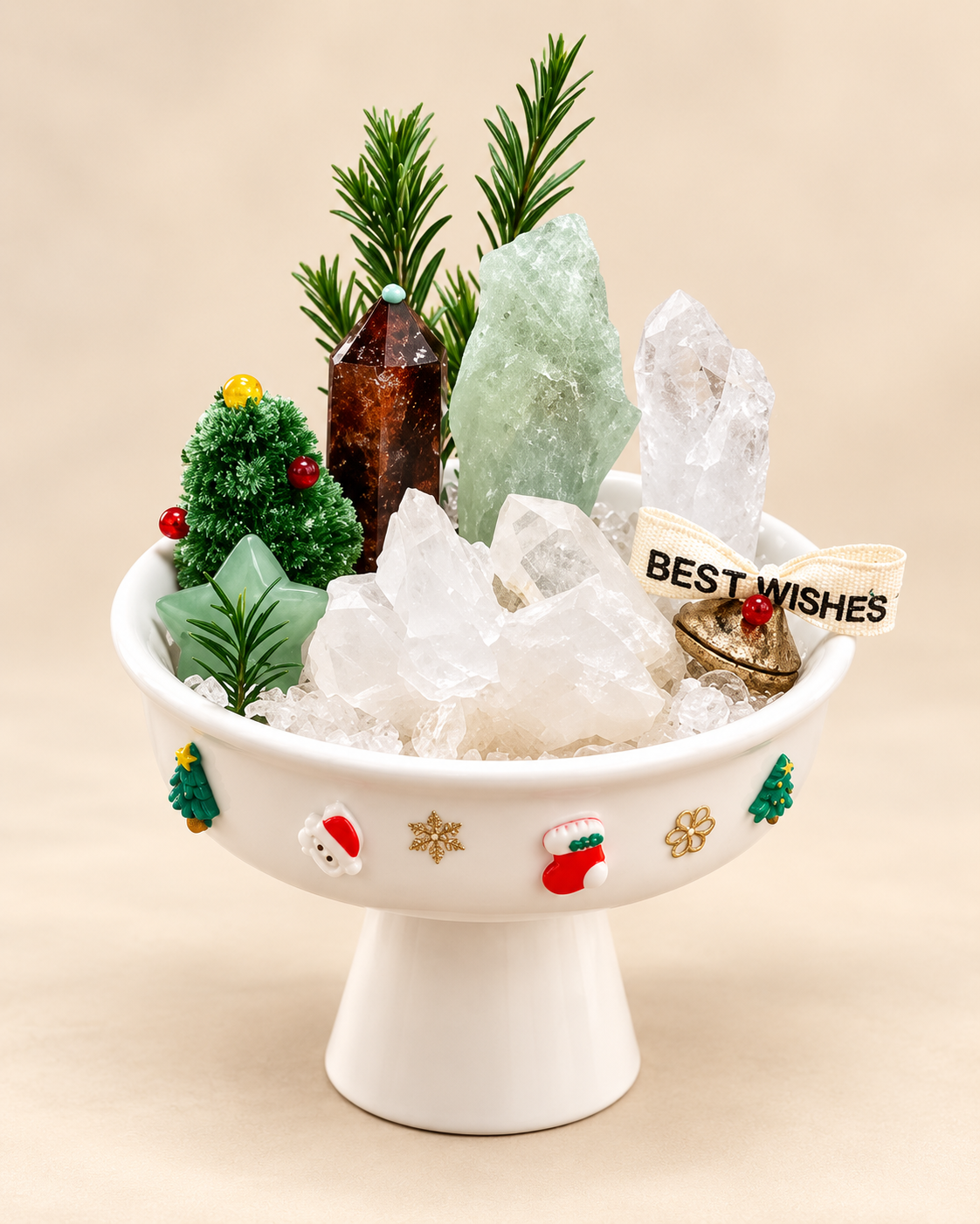 Winter Wish — Clear Quartz Crystal Garden
