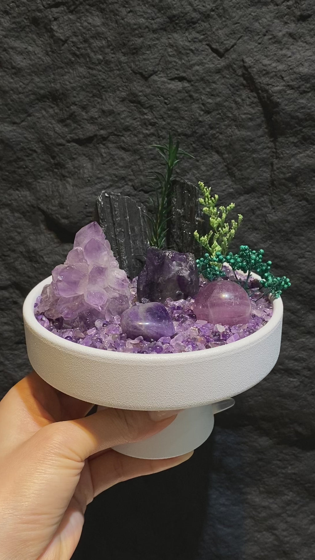 Amethyst Crystal Garden